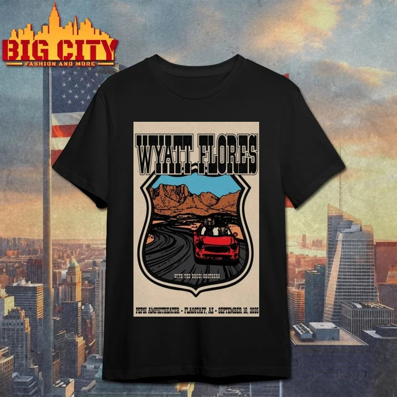 Wyatt Flores 9.16.2025 Flagstaff AZ Pepsi Amphitheater poster shirt