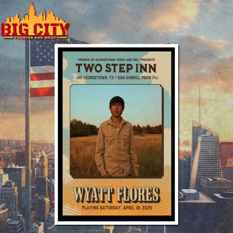 Wyatt Flores April 18 2026 Concert Poster Shirt