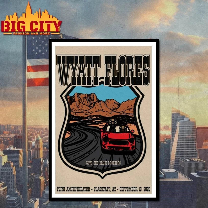 Wyatt Flores At Pepsi Amphitheater On Sep 16 2025 Poster shirt