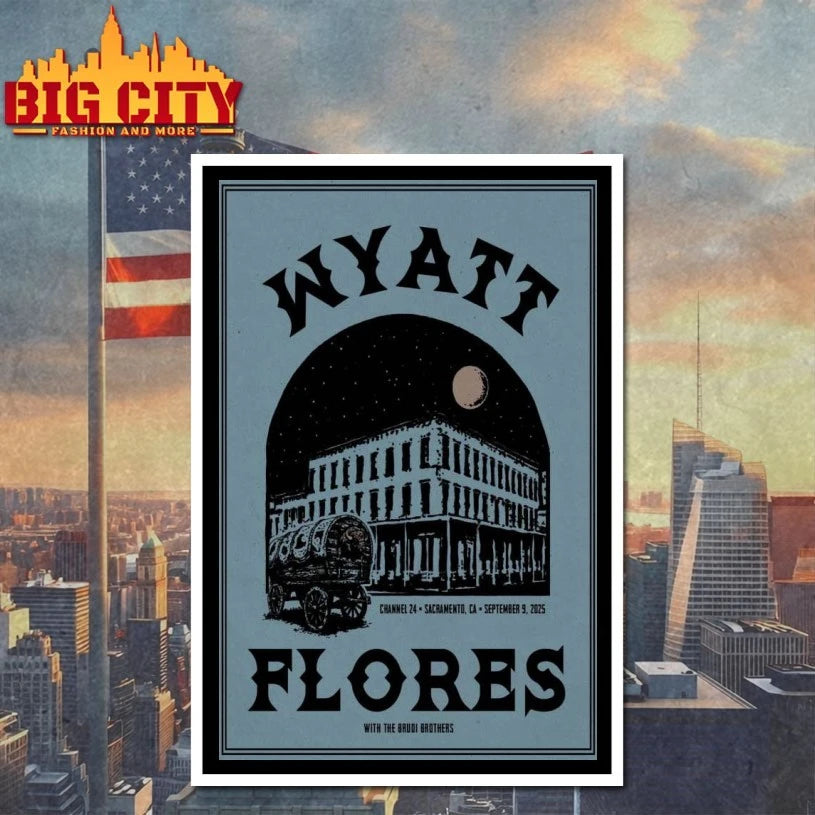 Wyatt Flores Channel 24, Sacramento, CA Sep 9, 2025 Poster Shirt