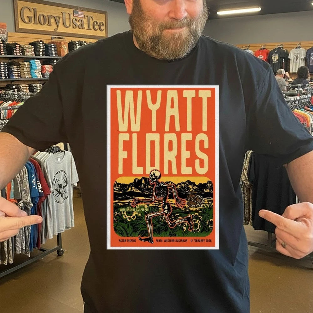 Wyatt Flores Feb 12 2026 Poster Perth, Western Poster Shirt
