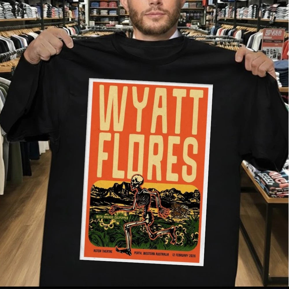 Wyatt Flores Feb 12 2026 Poster Perth, Western Poster Shirt