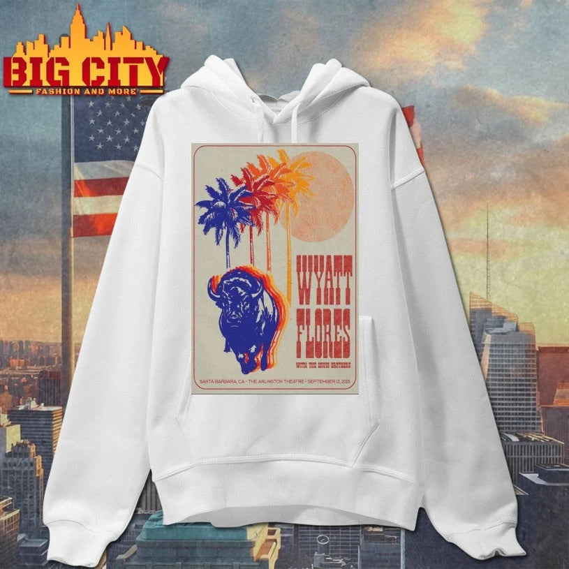 Wyatt Flores Saturday 13 Sept 2025 Arlington Theatre, Santa Barbara, CA Poster shirt