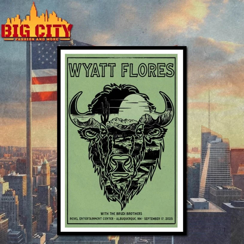 Wyatt Flores Sep 17 2025 Albuquerque NM Poster shirt