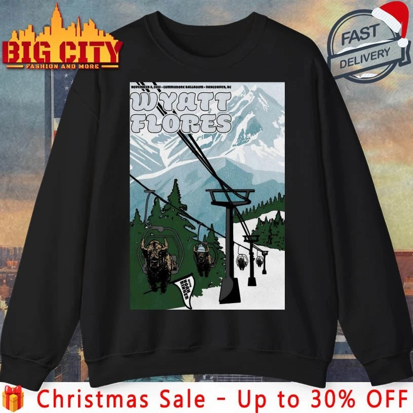 Wyatt Flores Tour Vancouver BC On Nov 8 2025 Poster shirt