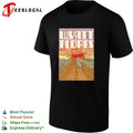 Wyatt Flores stormy sea boat dock concert poster art shirt