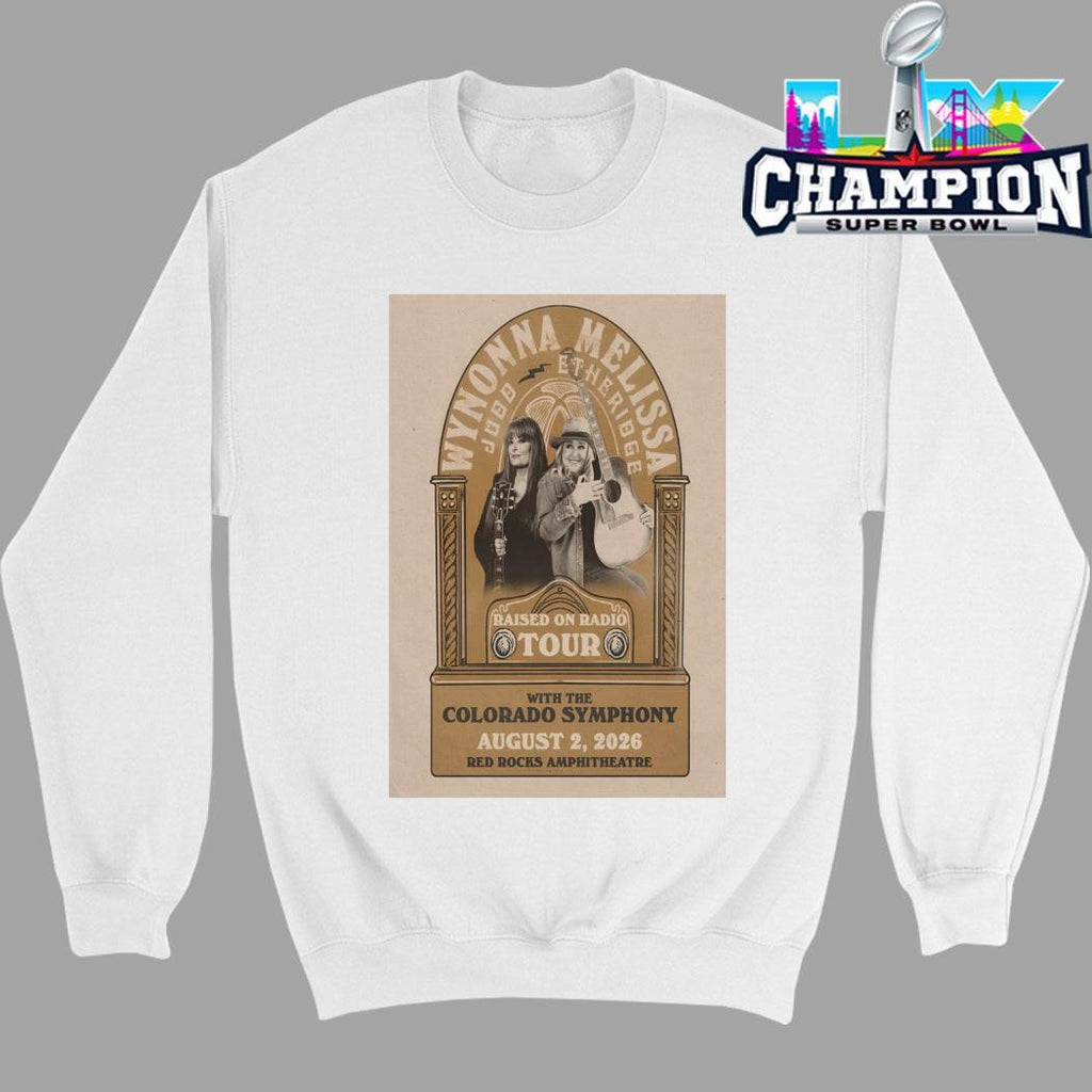 Wynonna Judd And Melissa Etheridge Red Rocks Amphitheatre 8 2 2026 Shirt
