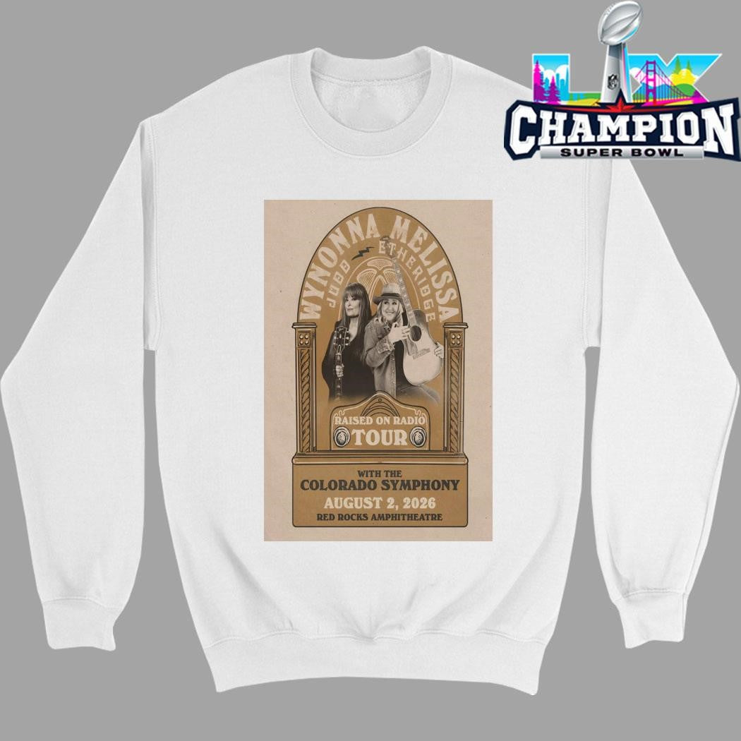 Wynonna Judd And Melissa Etheridge Red Rocks Amphitheatre 8 2 2026 Shirt