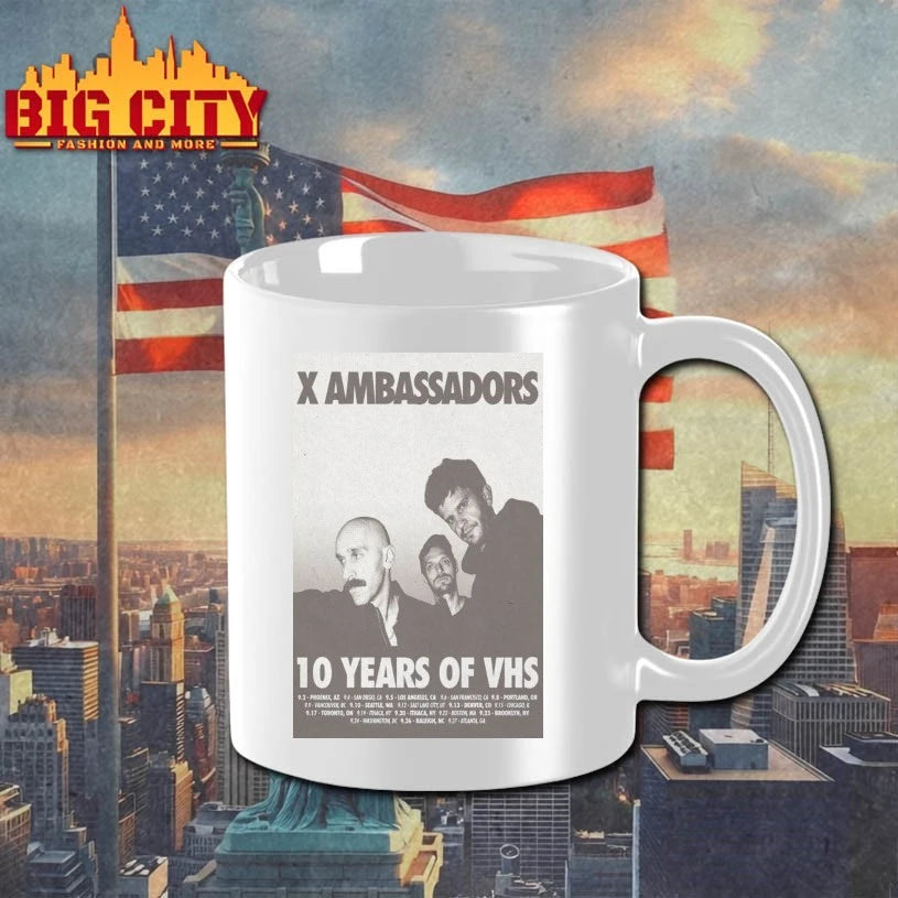 X Ambassadors 10 Years Of VHS Tour 2025 Poster Shirt