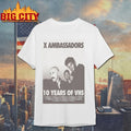 X Ambassadors 10 Years Of VHS Tour 2025 Poster Shirt