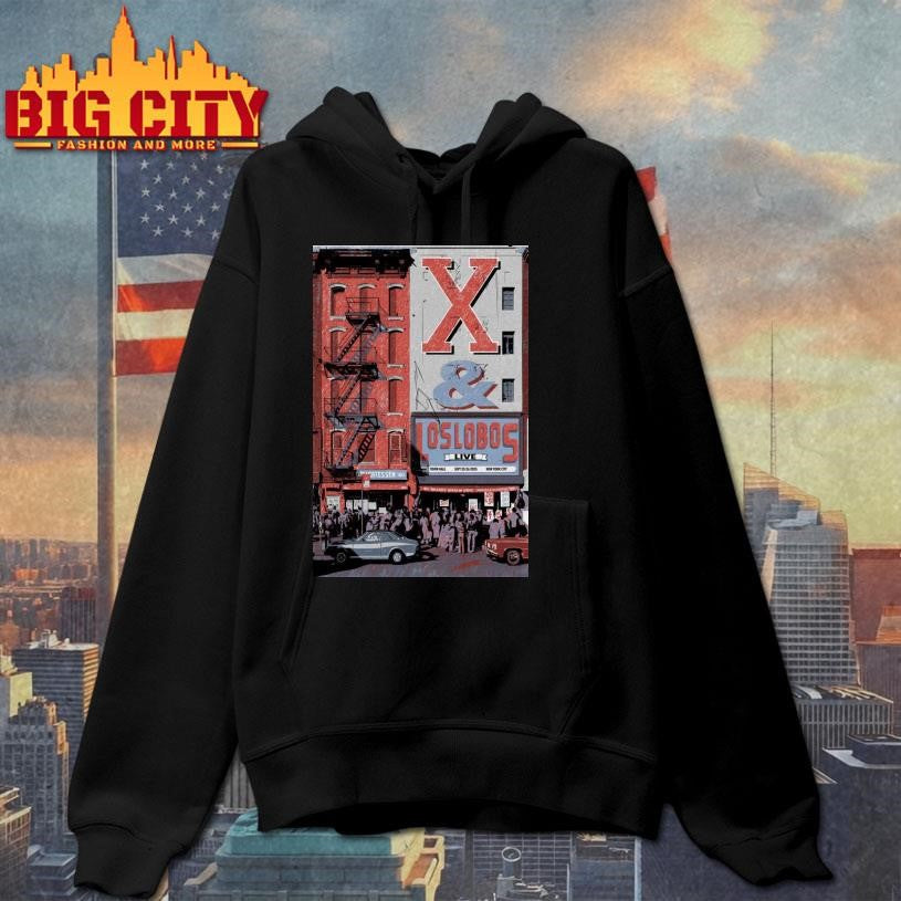 X The Band &amp; Los Lobos Sep 25-26, 2025 Town Hall in New York City Poster Shirt