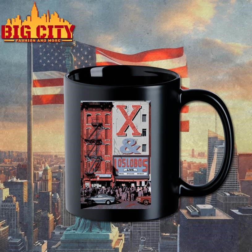 X The Band &amp; Los Lobos Sep 25-26, 2025 Town Hall in New York City Poster Shirt