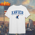 Xavier Musketeers Basketball Blue Blob shirt