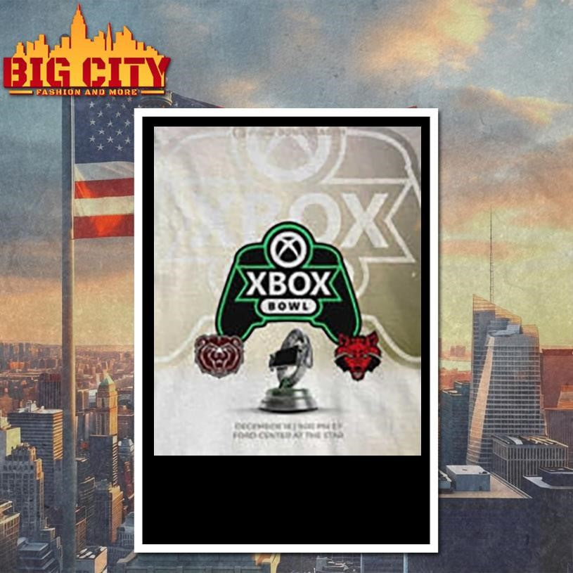 Xbox Bowl Missouri State Bears and Arkansas State Red Wolves Football 2025 poster shirt