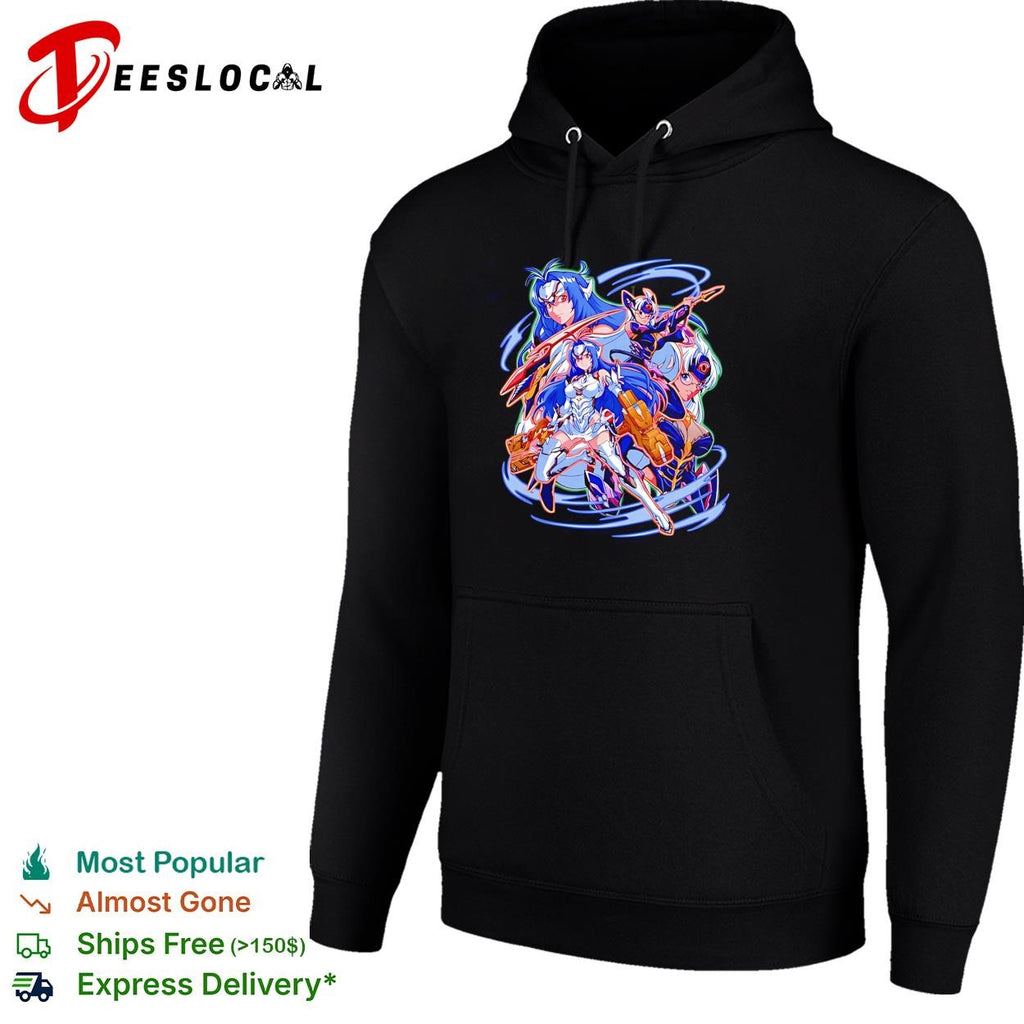 Xenosaga space robots collage graphic shirt