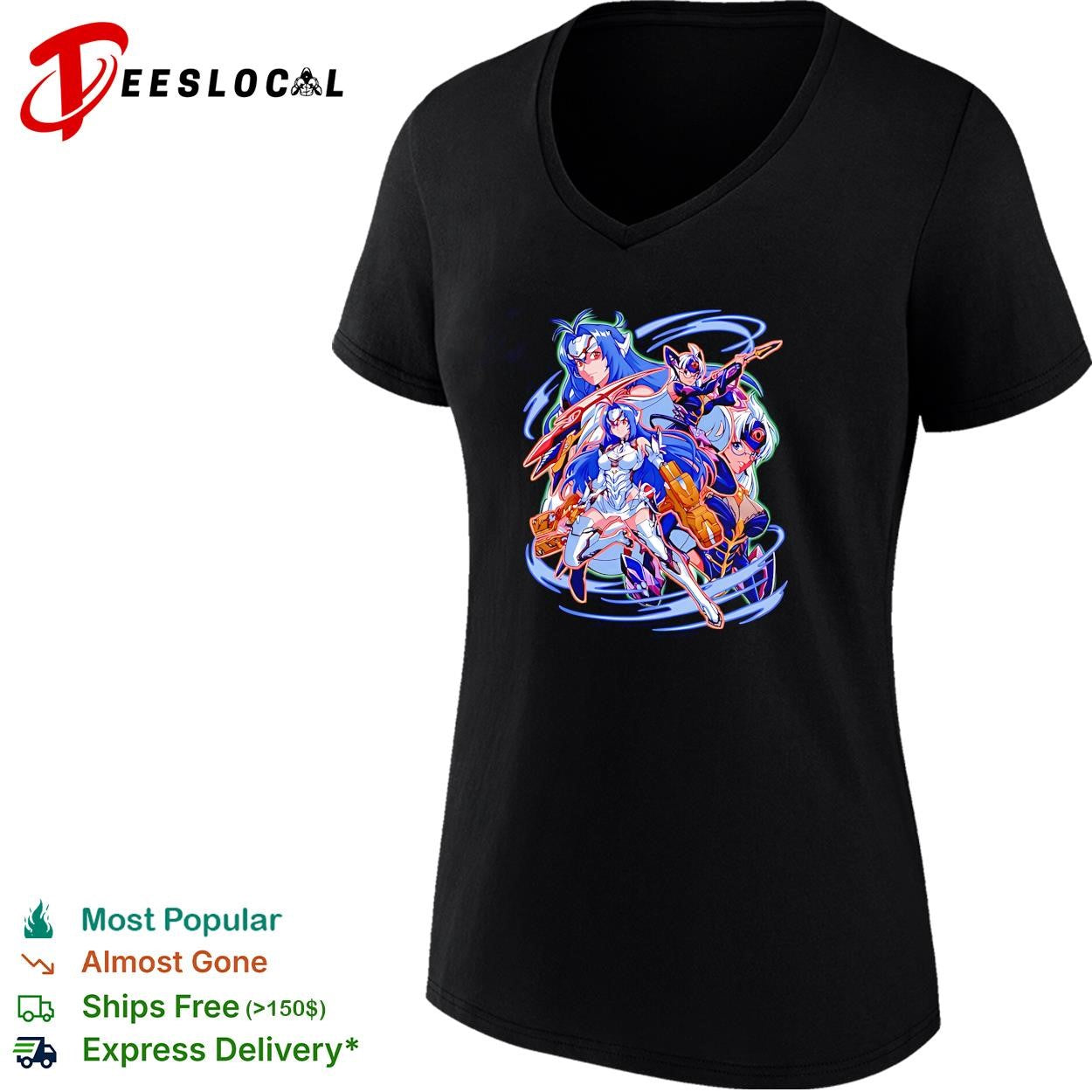 Xenosaga space robots collage graphic shirt