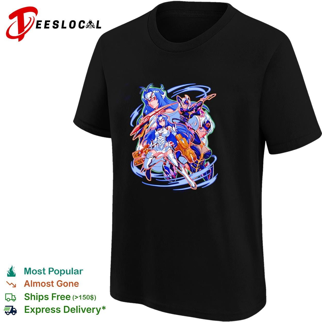 Xenosaga space robots collage graphic shirt