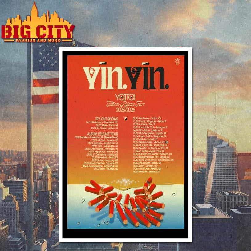 YĪN YĪN The Album Release Tour 26 Poster Shirt