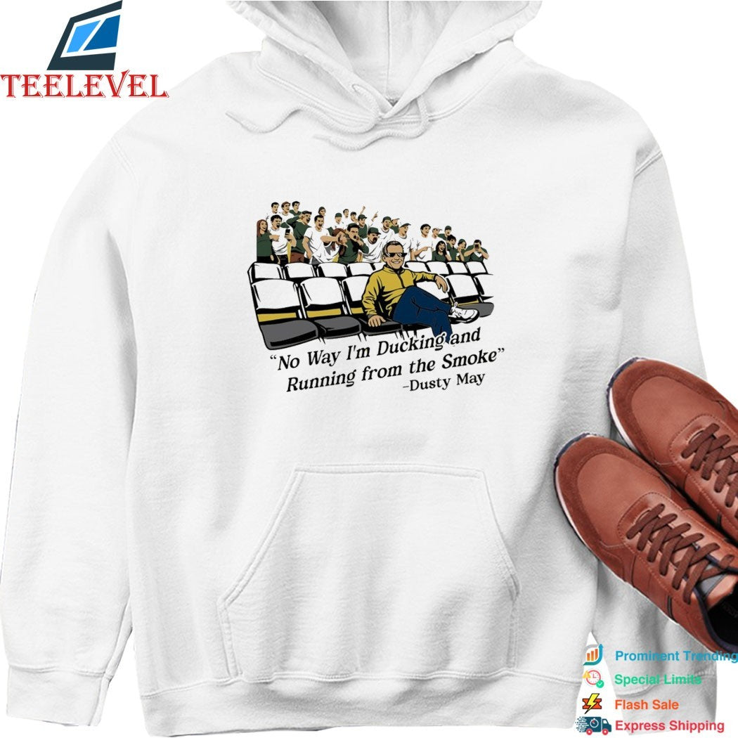 Yaxel Lendeborg Dusty May No Way I’m Ducking And Running From The Smoke Michigan Wolverines T-shirts
