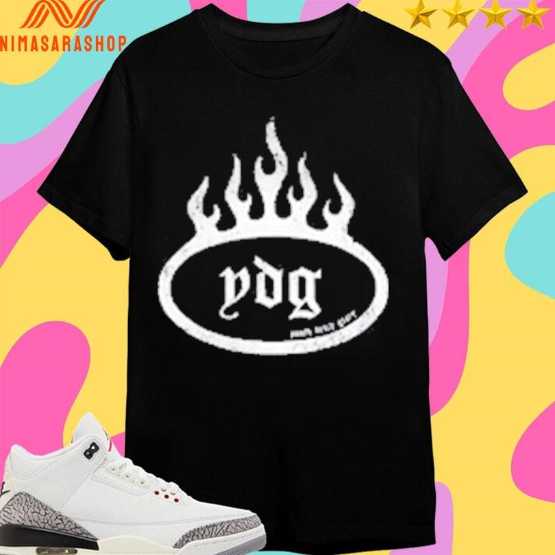 Ydg Flame Logo Fire Shirts
