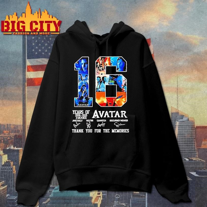 Year Of Avatar 2009 2025 3 Movies Thank You For The Memories Shirt