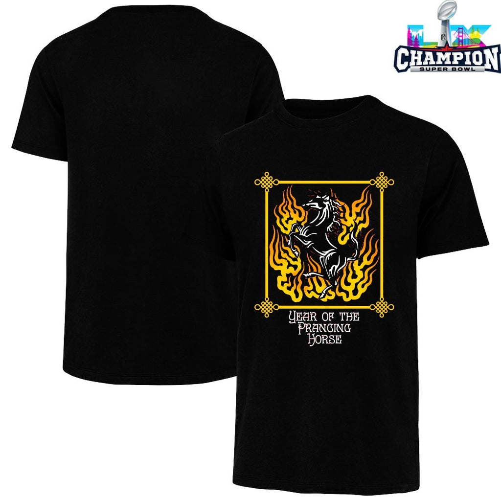 Year Of The Prancing Horse Flames T-shirts