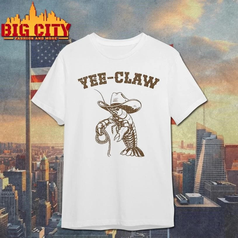 Yee Claw Crawfish Cowboy Hat Shirt