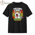 Yelling Carl Cat Screaming Meme Graphic Chaos Mode Activated T-Shirt