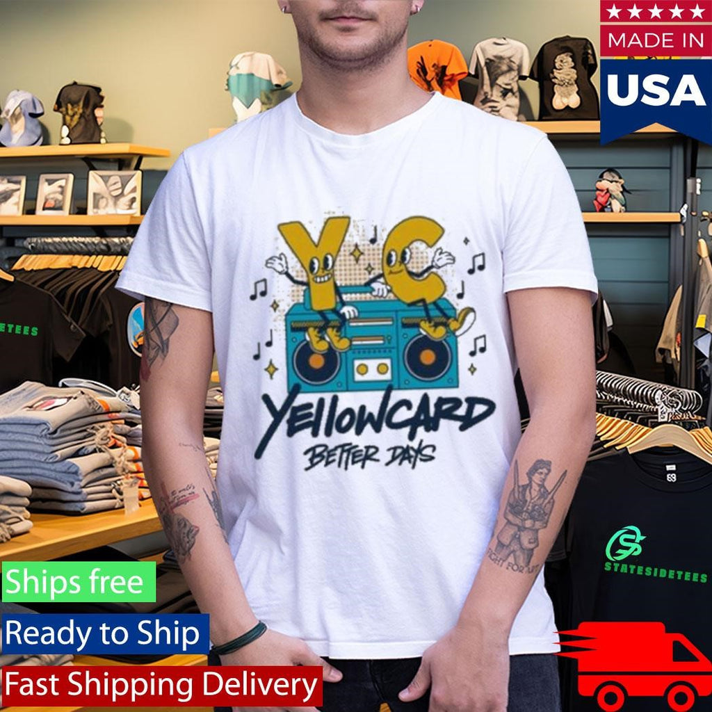 Yellowcard Better Days Buddies Shirt