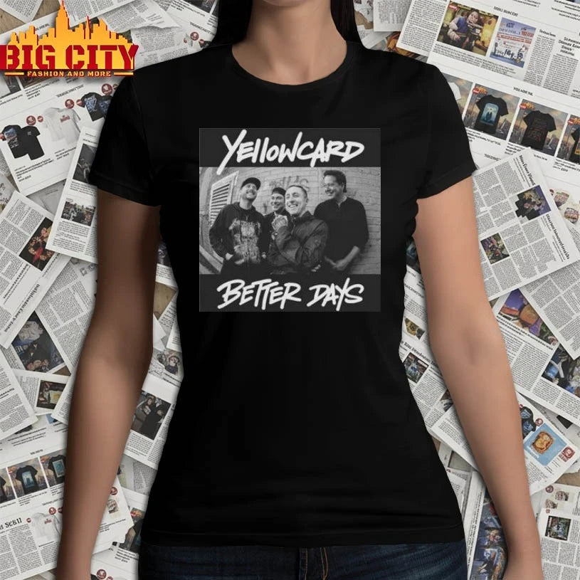 Yellowcard Rock Band Better Days shirt