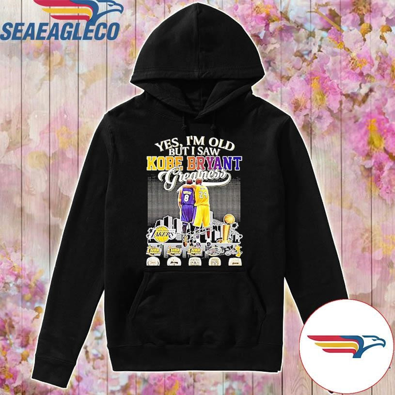 Yes Im Old But I Saw Kobe Bryant Greatness Thank You For The Memories Signature Shirt