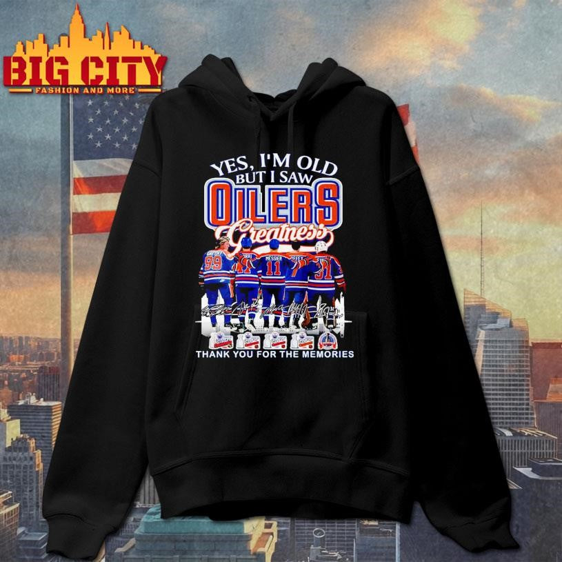 Yes I’m Old But I Saw Oilers Greatness Signature 2025 Vintage Shirt