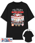 Yes I’m old but I saw Big Red Machine Greatness back to back World Series Champions Cincinnati Reds signatures shirt