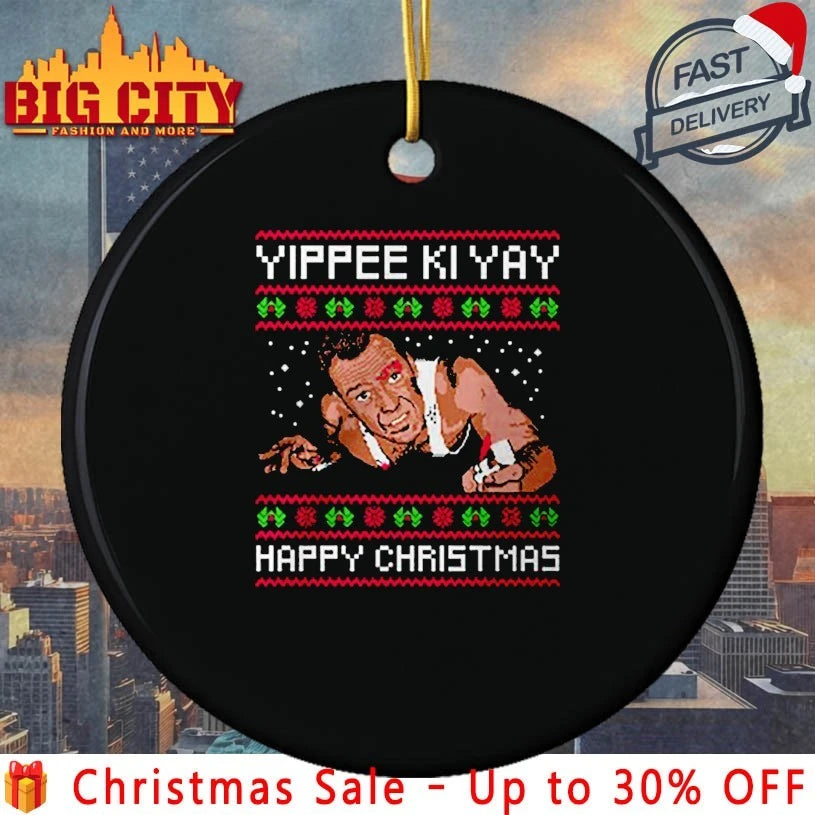 Yippee Ki Yay Happy christmas ugly shirt
