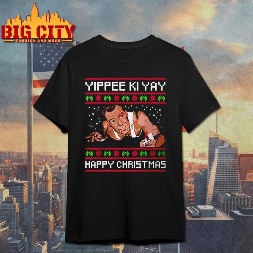 Yippee Ki Yay Happy christmas ugly shirt