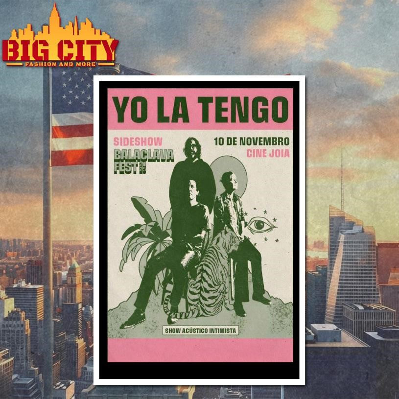 Yo La Tengo Nov 10 2025 Cine Jola In São Paulo Brazil Poster Shirt