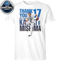 Yokohama DeNA BayStars Thank You 17 2013 2025 Kazuki Mishima Logo Shirt