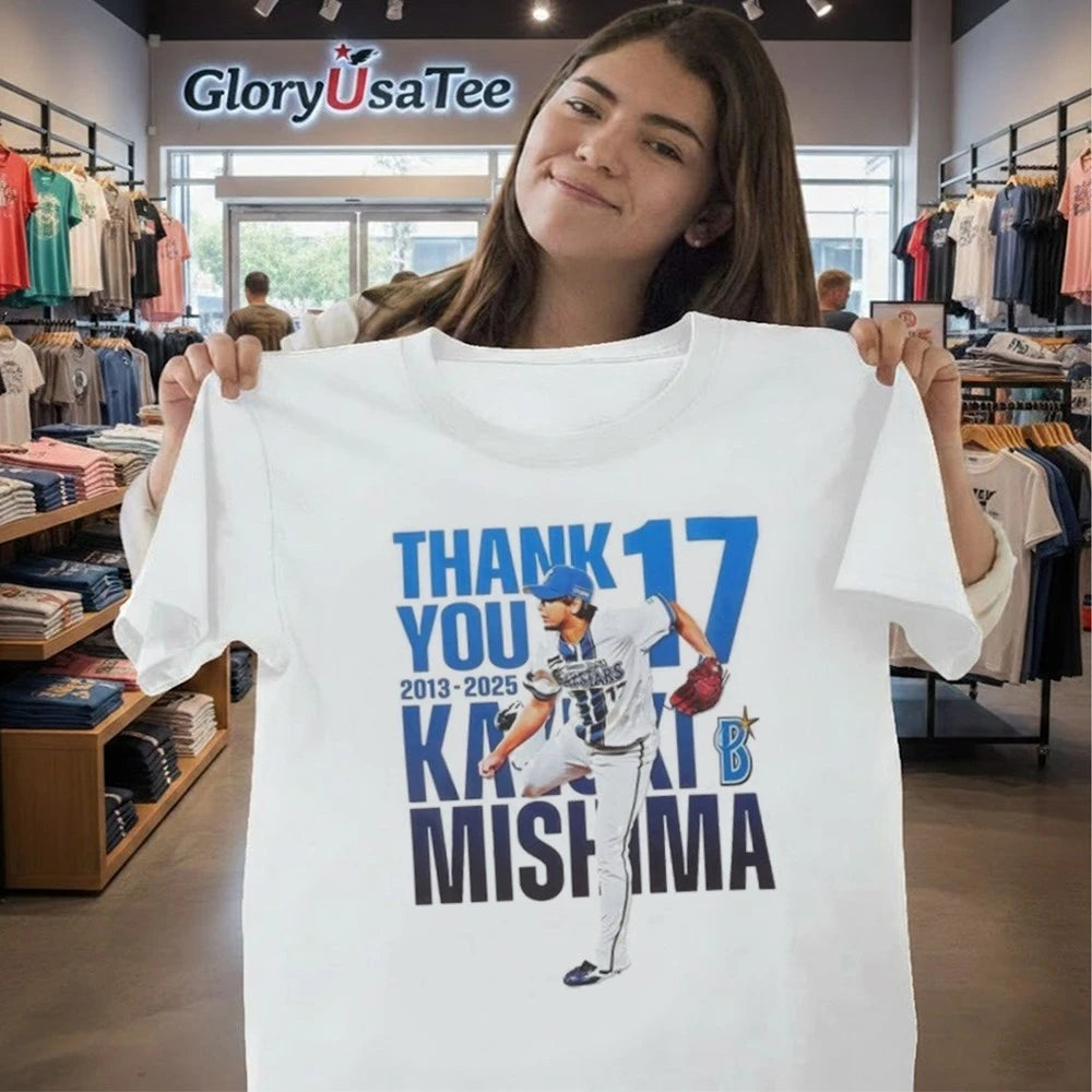 Yokohama DeNA BayStars Thank You 17 2013 2025 Kazuki Mishima Shirt