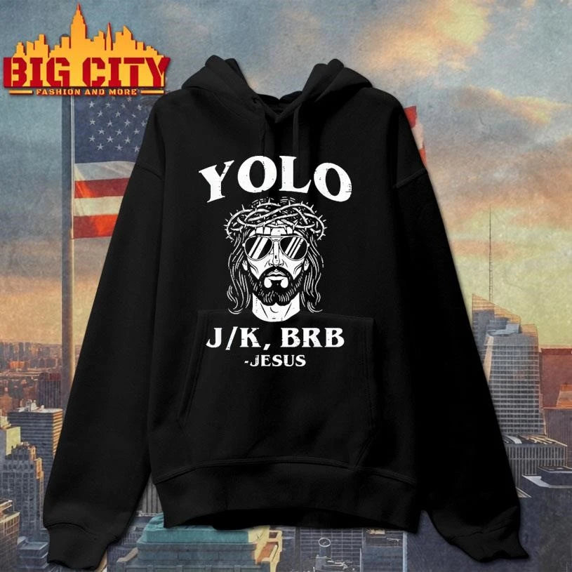 Yolo JK BRR Jesus Funny Christian Easter Shirt