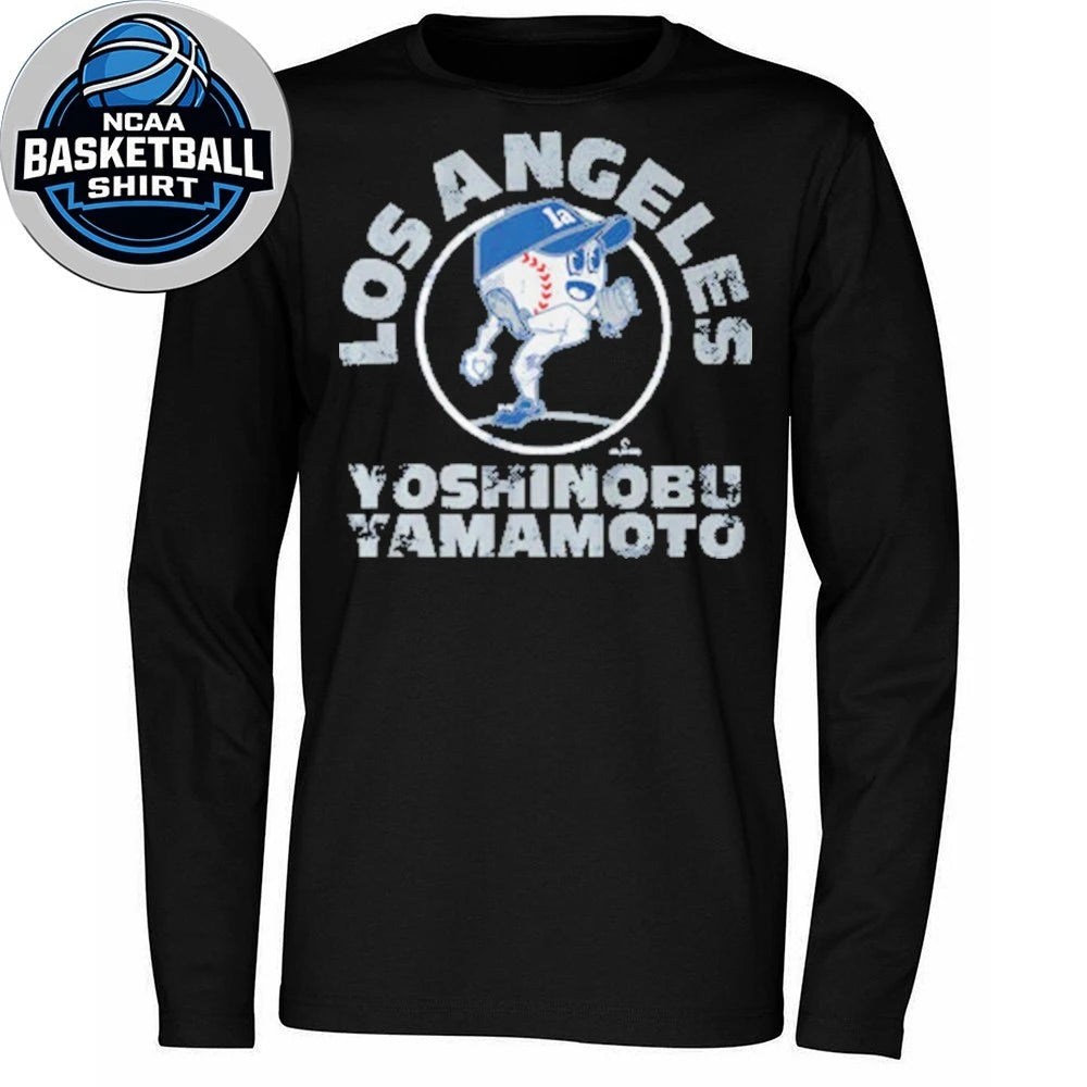 Yoshinobu Yamamoto Baseball Buddies LA Baseball Fan Game Day Graphic T-Shirt