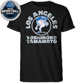 Yoshinobu Yamamoto Baseball Buddies LA Baseball Fan Game Day Graphic T-Shirt