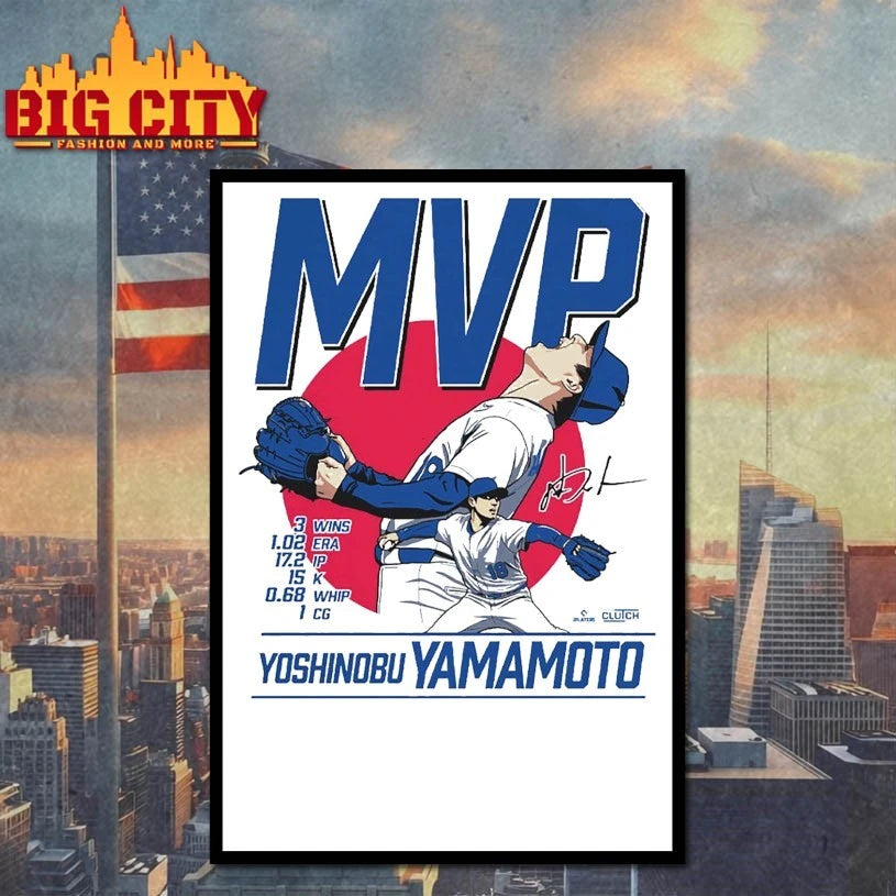 Yoshinobu Yamamoto Series MVP LA Signature Shirt