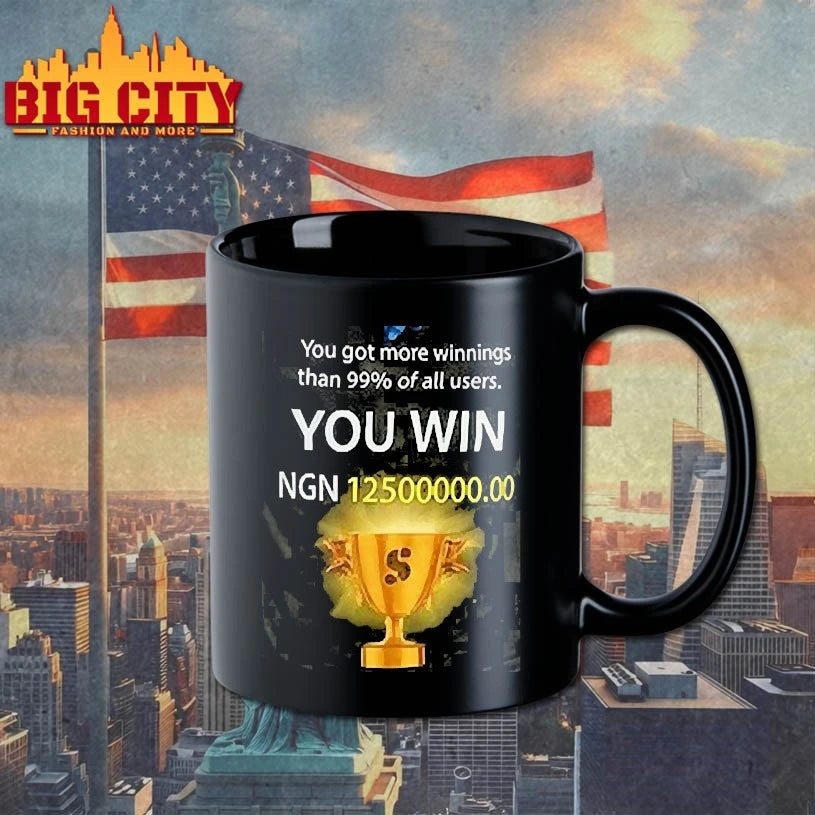 You Got More Winnings Than 99% Of All Users You Win Ngn 12500000.00 Shirt