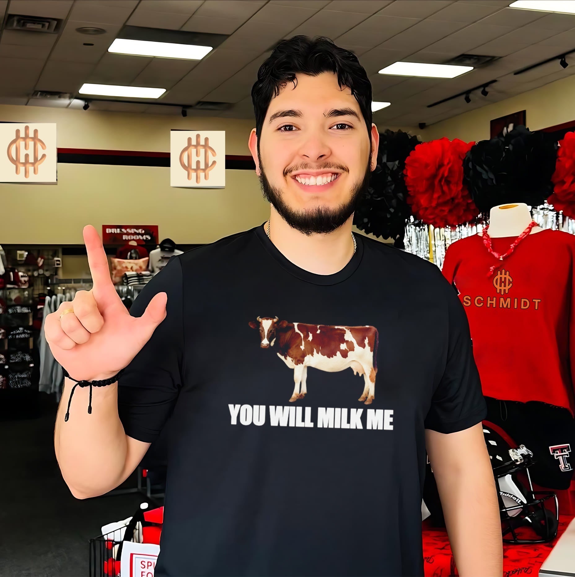 You Will Milk Me Cow dairy farm humor shirt