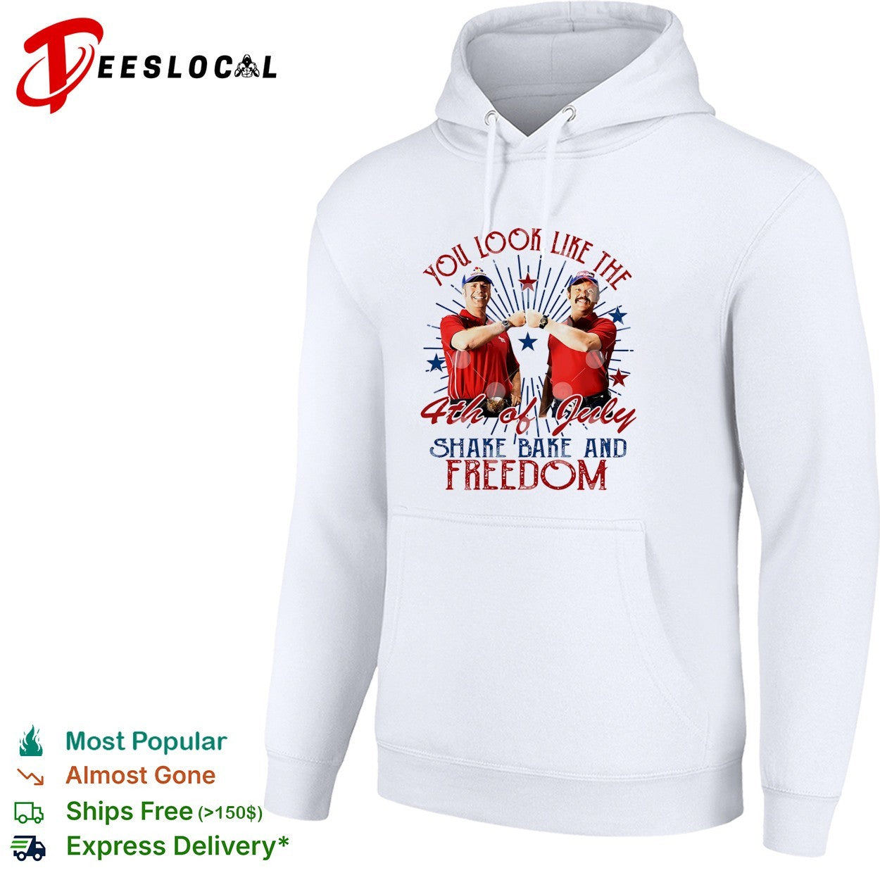 You look like the 4th of July shake bake and freedom shirt
