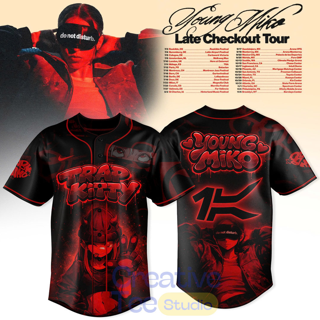 Young Miko Late Checkout Tour 2026 Special Baseball Jersey