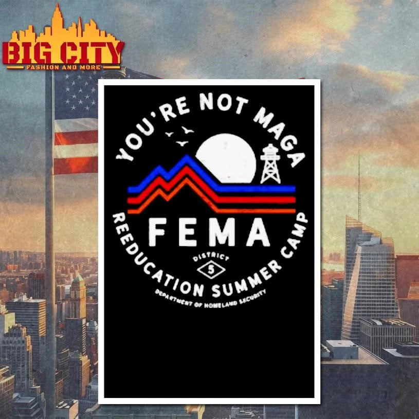 Youre Not Maga Reeducation Summer Camp At Night Shirt