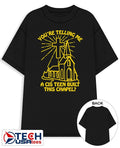 You’re telling me a cis teen built this chapel shirt