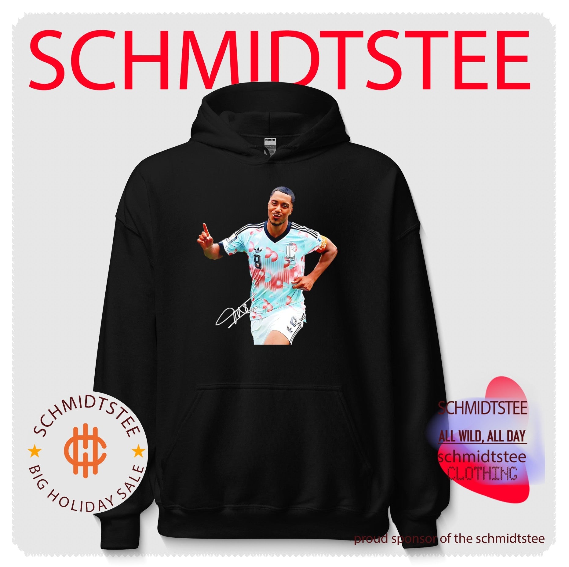 Youri Tielemans Belgium national football running signature shirt