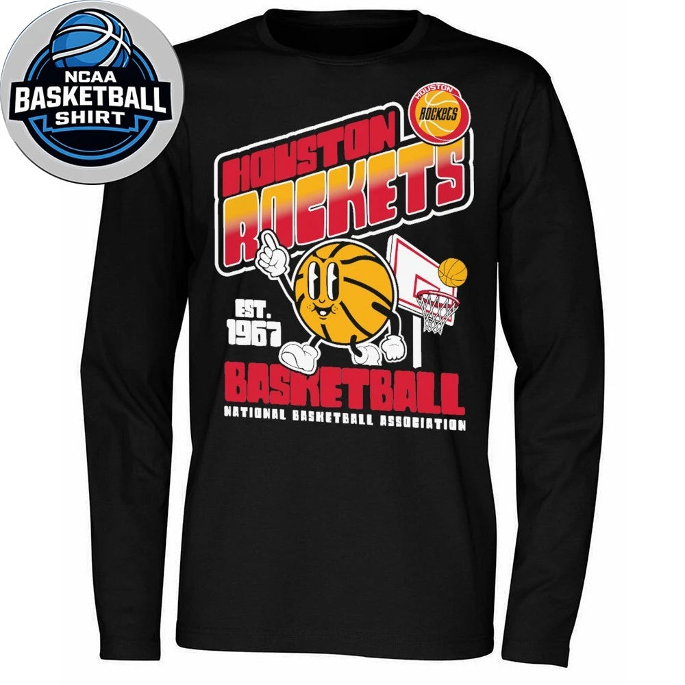 Youth Houston Rockets Mitchell &amp; Ness HWC Throwback National Basketball Association T-Shirt